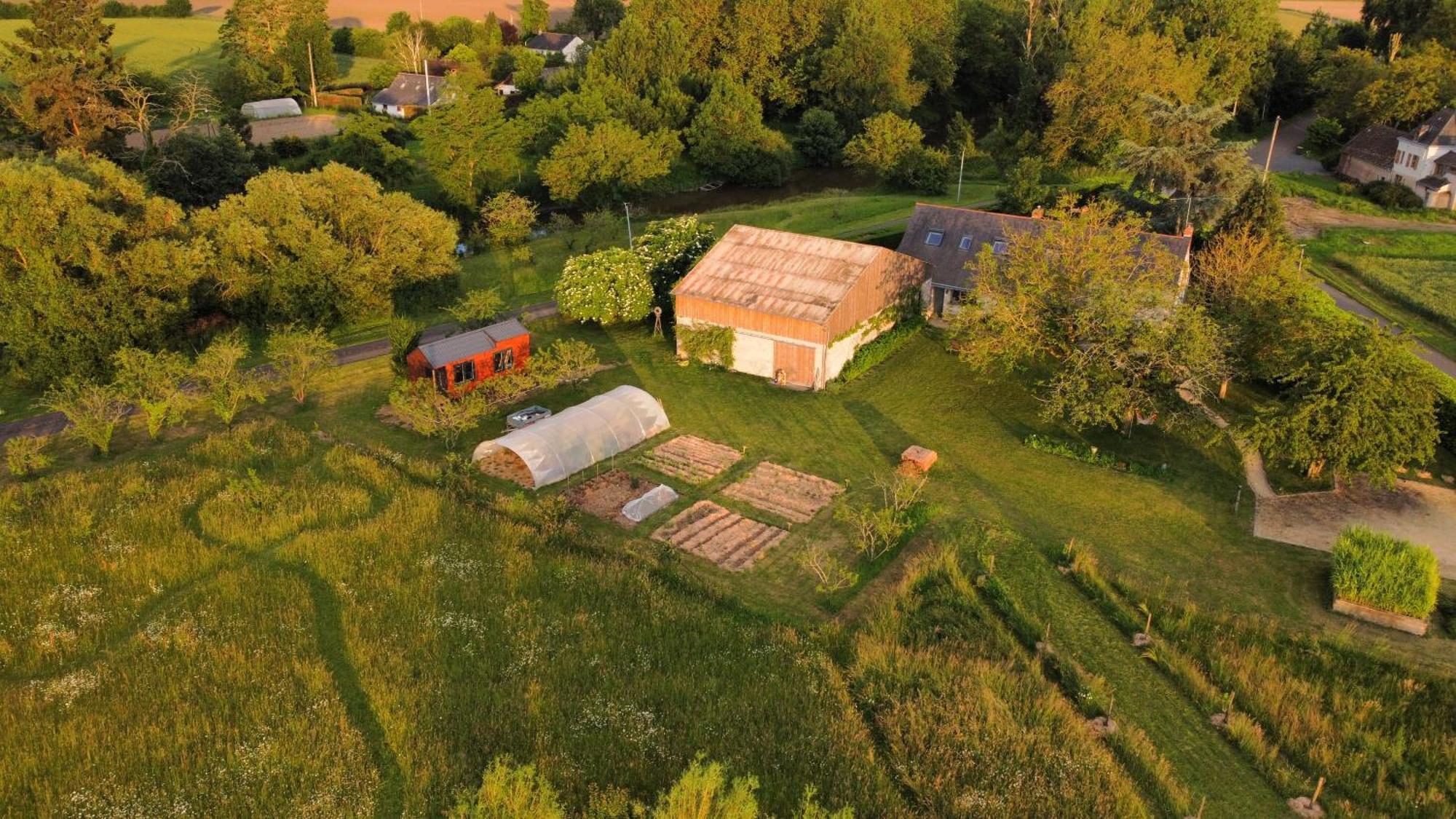 Villa Simples Escales : Gite Nature, Detente Et Sauna Les Rosiers Exterior foto